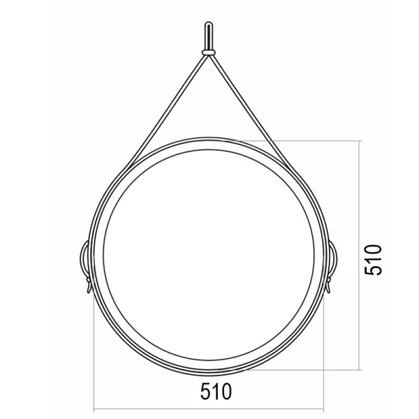 Зеркало Azario Капитан D510 c подсветкой и диммером, бесконтактный сенсор, коричн кожа (LED-00002331) Зеркало Azario Капитан D510 c подсветкой и диммером, бесконтактный сенсор, коричн кожа (LED-00002331)