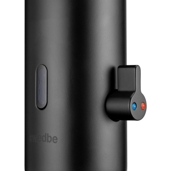 Смеситель для раковины Swedbe Europe 6010B сенсор с ручной регулировкой темп. воды черный (6010B)