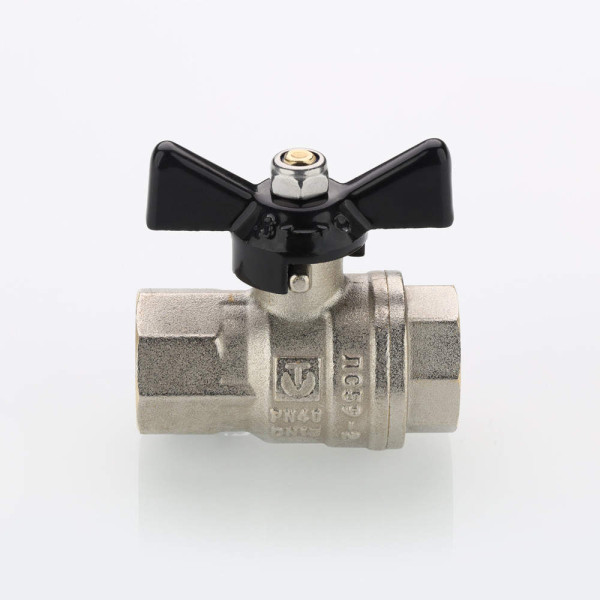 Кран 3/4" ВВ шаровый Valtec Perfect-ГОСТ (черная бабочка) VT.417.N.05 Кран 3/4" ВВ шаровый Valtec Perfect-ГОСТ (черная бабочка) VT.417.N.05