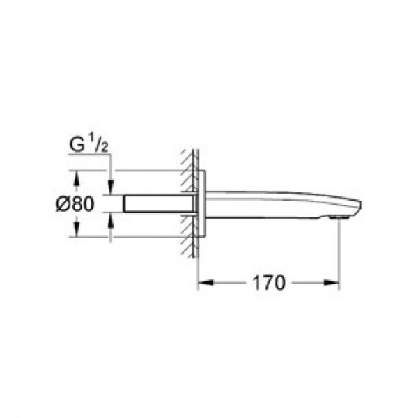 Излив для ванны Grohe Eurostyle Cosmopolitan (13276002)