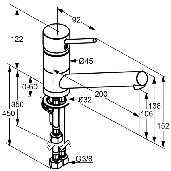 Смеситель для кухни Kludi Scope (339390575)