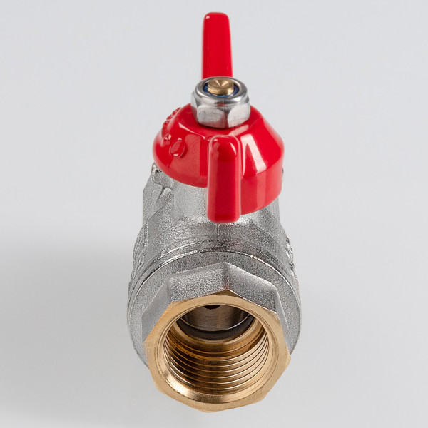 Кран 1/2" ВВ шаровый Valtec ГОСТ (красная бабочка) VT.417.N.04 Кран 1/2" ВВ шаровый Valtec ГОСТ (красная бабочка) VT.417.N.04