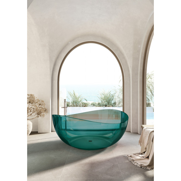 Ванна прозрачная Abber Kristall 150x150 бирюзовая (AT9705Aquamarin) Ванна прозрачная Abber Kristall 150x150 бирюзовая (AT9705Aquamarin)