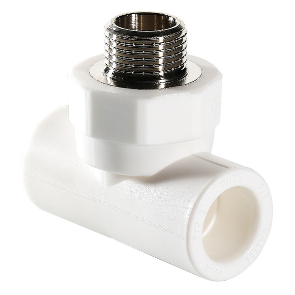 Тройник переходной PP-R 32*1/2"Н VALTEC (латунь, белый) VTp.733.0.03204 Тройник переходной PP-R 32*1/2"Н VALTEC (латунь, белый) VTp.733.0.03204