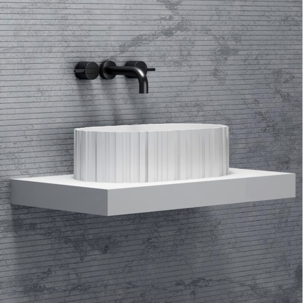 Раковина накладная Abber Stein 560x360 белый матовый (AS2655) Раковина накладная Abber Stein 560x360 белый матовый (AS2655)