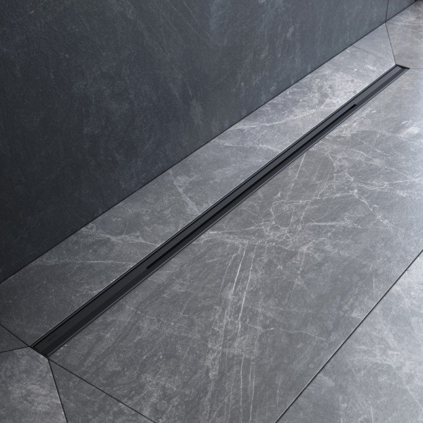 Душевой лоток AM.PM MasterFlow линейный универс затвор Slim line 100 см черн мат (W01SC-S11-100-05BM)