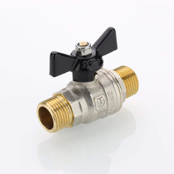 Кран 1/2" НН шаровый Valtec Perfect-ГОСТ (черная бабочка) VT.419.N.04 Кран 1/2" НН шаровый Valtec Perfect-ГОСТ (черная бабочка) VT.419.N.04