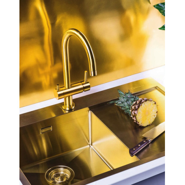 Смеситель для кухни Omoikiri Yamada-AB античная латунь (4994264)