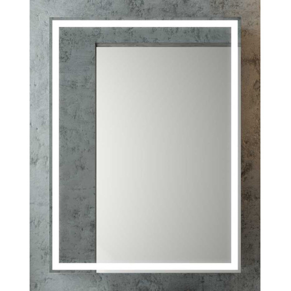 Шкаф зеркальный Континент Mirror Box black Led 600х800 (МВК053) Шкаф зеркальный Континент Mirror Box black Led 600х800 (МВК053)