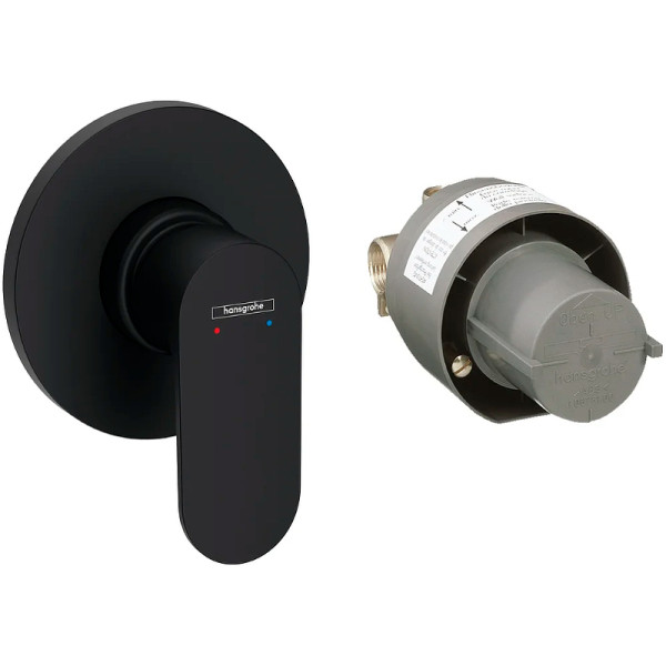 Смеситель для душа Hansgrohe Rebris S черный (72648670) Смеситель для душа Hansgrohe Rebris S черный (72648670)