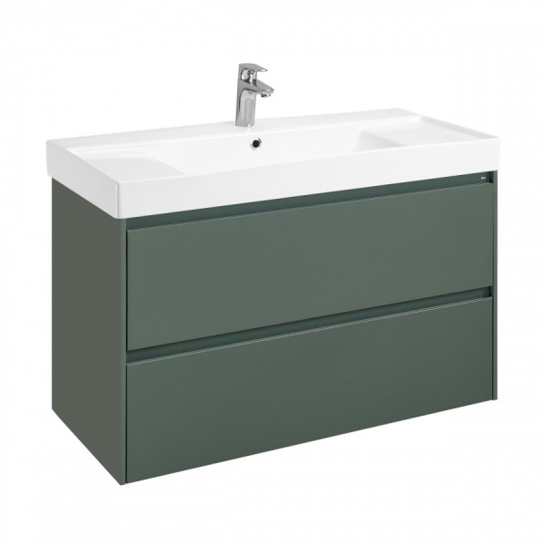 Тумба подвесная Roca Ona 985x450x565 зеленый матовый (A857616513)