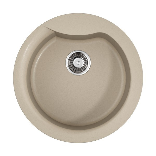 Мойка для кухни врезная Omoikiri Yasugata 48R-SA 485 бежевый (4993132)