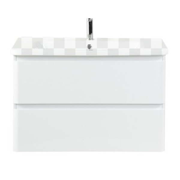 Тумба подвесная BelBagno Albano-CER 105 см Bianco Lucido (Albano-CER-1050-2C-SO-BL)