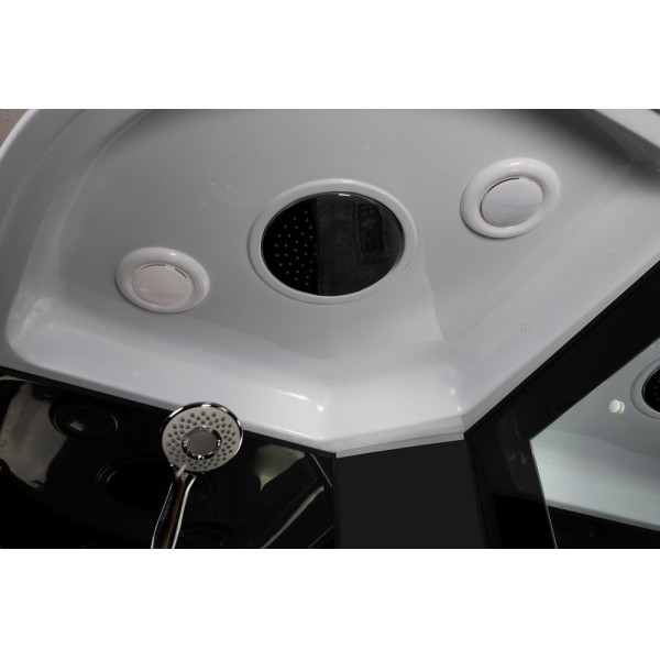 Душевая кабина Classic 90x90 стекло тонированное, профиль черный (NG-6501-14) Душевая кабина Classic 90x90 стекло тонированное, профиль черный (NG-6501-14)