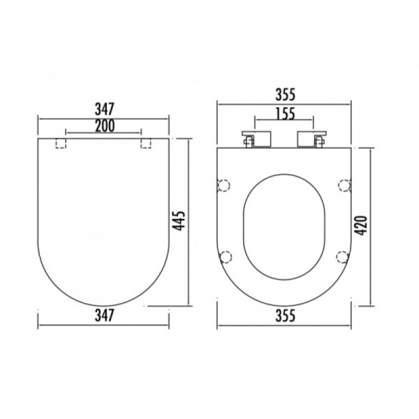 Сиденье для унитаза Creavit с микролифтомAmasra черный (KC0103.01.1300E)