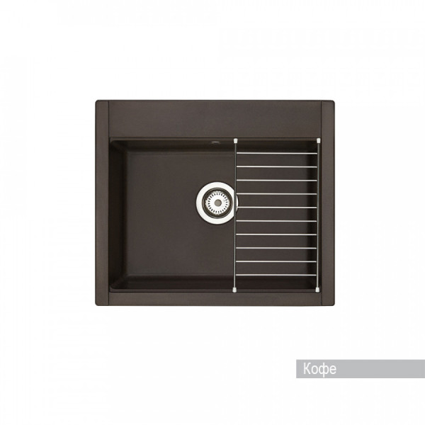 Мойка для кухни врезная Aquaton Делия 60 517x602x218 кофе (1.A715.2.32L.D28.0)