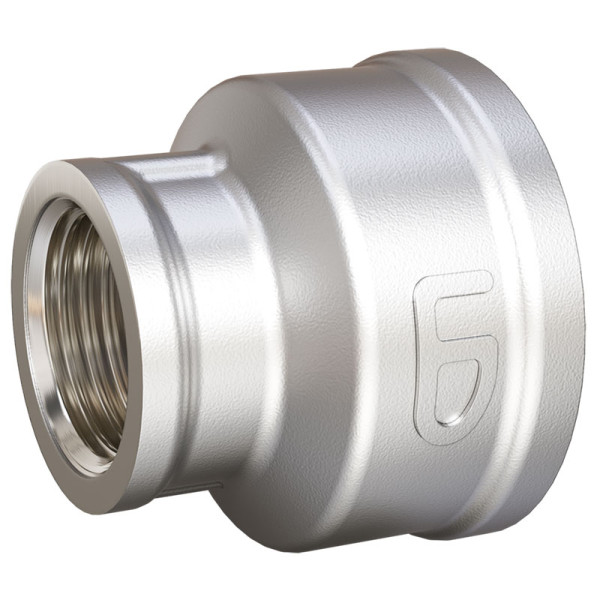 Муфта переходная 1/2"*1/4" LD Pride (никель) (LD.67.516.40х32)