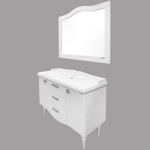 Тумба напольная Comforty дублин 1205x860x490 белый глянцевый с раковиной (00-00001487) Тумба напольная Comforty дублин 1205x860x490 белый глянцевый с раковиной (00-00001487)