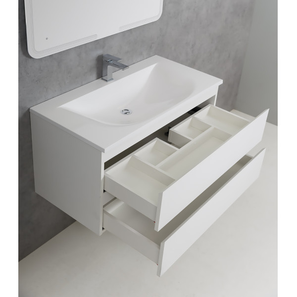 Тумба подвесна Cezaresя Molveno 100x50x50 Beton (MOLVENO-100-2C-SO-BET)