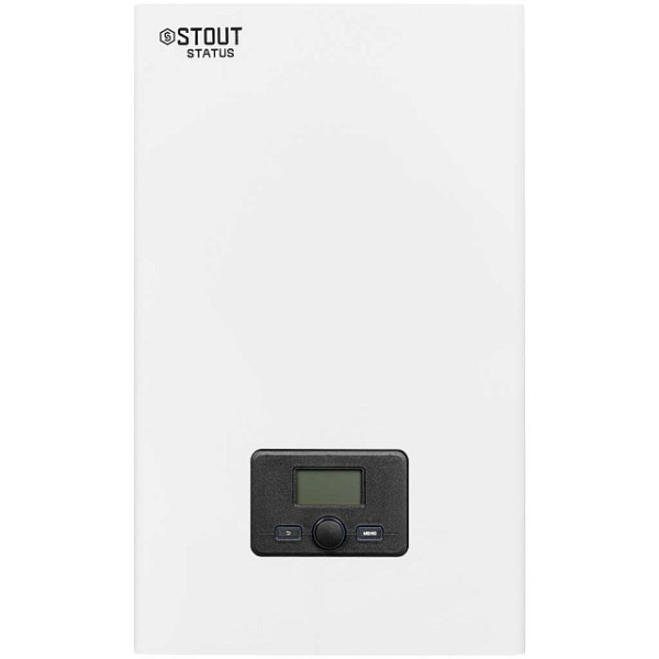 Котел электрический 9 кВт STATUS Stout одноконтурный, циркуляционный насос 25/60 (SEB-3101-000009)