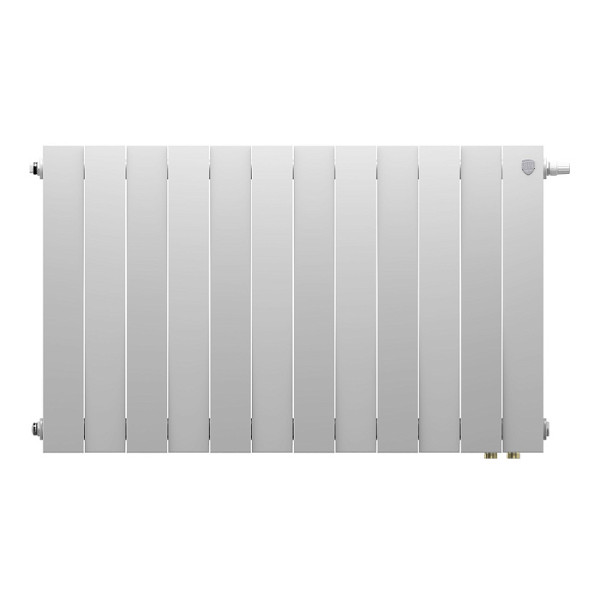 Радиатор биметаллический Royal Thermo PianoForte 500 Белый VR80 (12 секций) (RTPWVR803050012)