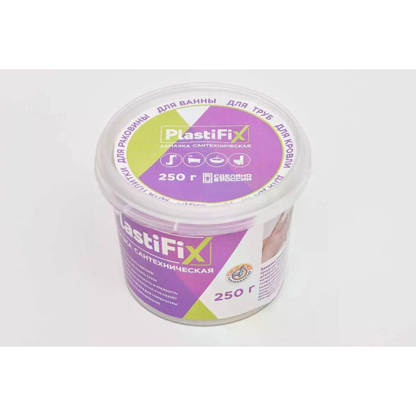 Замазка сантехническая PlastiFix 250 гр банка Регион спецтехно (4630033041532 / 04153) Замазка сантехническая PlastiFix 250 гр банка Регион спецтехно (4630033041532 / 04153)