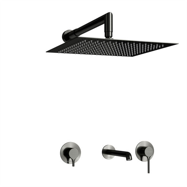 Душевая система WasserKRAFT Рейн (Rhein) графит (9951.99DVR2.019.118.443GR) Душевая система WasserKRAFT Рейн (Rhein) графит (9951.99DVR2.019.118.443GR)