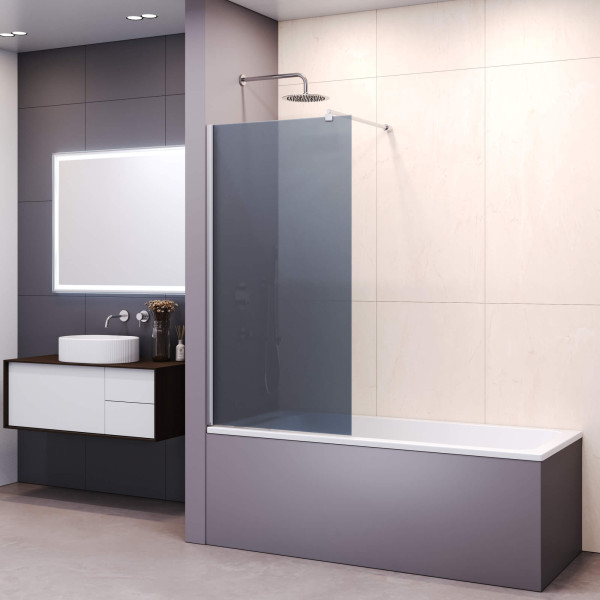 Душевые шторки для ванн RGW Screens 60x149 стекло тонированное, профиль хром (35110506-31)