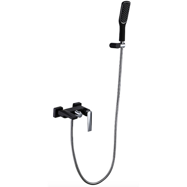 Смеситель для ванны и душа Boheme Venturo с душевым гарнитуром хром (373-B) Смеситель для ванны и душа Boheme Venturo с душевым гарнитуром хром (373-B)