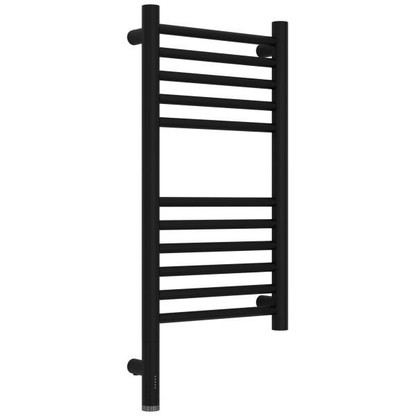 Полотенцесушитель электрический Сунержа Богема 3.1 прямая 600x300 провод слева матовый чёрный (31-6004-6030)