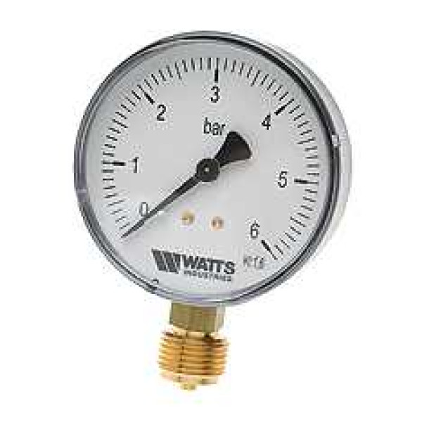 Манометр 1/4" Watts МDR 63 16 бар. (10007725 / 0318216)
