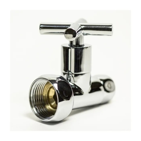 Вентиль запорный прямой Indigo 1"х1/2" г/г хромированный для п/с Крест (LUX-840SCH1004) Вентиль запорный прямой Indigo 1"х1/2" г/г хромированный для п/с Крест (LUX-840SCH1004)