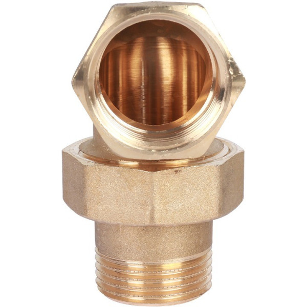 Сгон угловой (американка) 3/4" ВН Stout (латунь, уплотнение o-ring кольцо) SFT-0056-000034