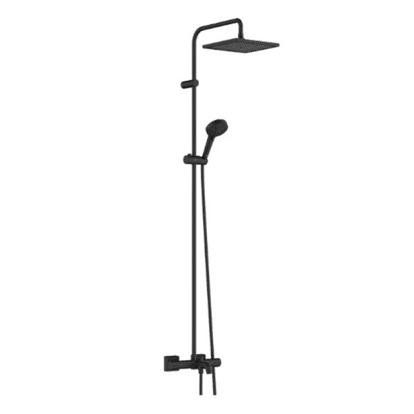 Душевая система Hansgrohe с термостатом Vernis Shape Showerpipe 240 матовая черная (26900670) Душевая система Hansgrohe с термостатом Vernis Shape Showerpipe 240 матовая черная (26900670)