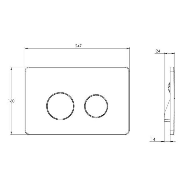 Клавиша смывная для инсталляции Azario двойная, круглая, хром глянецевая (AZ-8200-0084/AZ-P57-0120) Клавиша смывная для инсталляции Azario двойная, круглая, хром глянецевая (AZ-8200-0084/AZ-P57-0120)