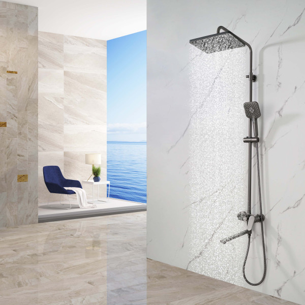 Душевая система Aquatek Ника оружейная сталь (AQ2840BGM)