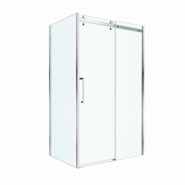 Душевой уголок BelBagno Marino 110x80x195 стекло прозрачное, профиль хром глянцевый (MARINO-2-AH-1-110/80-C-Cr)