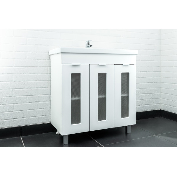 Тумба напольная Домино Миранда 80 кристалл (DA1803Т)