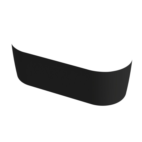 Экран фронтальный Cezares Metauro 180x80x59,5 черный матовый (METAURO-Central-180-SCR-NERO)