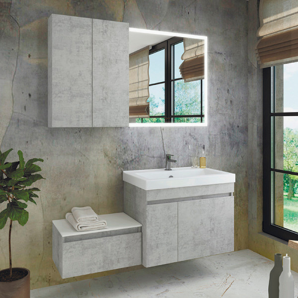 Зеркало с подсветкой Comforty Гиацинт 800x30x800 (00-00005265)