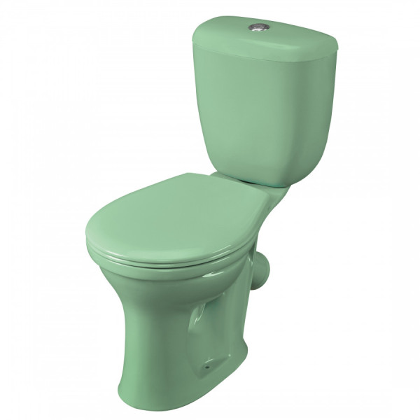 Унитаз-компакт Santeri Виктория салатовый 375x676x785 с сиденьем полипропилен салатовый (1.P301.6.S04.00B.F)