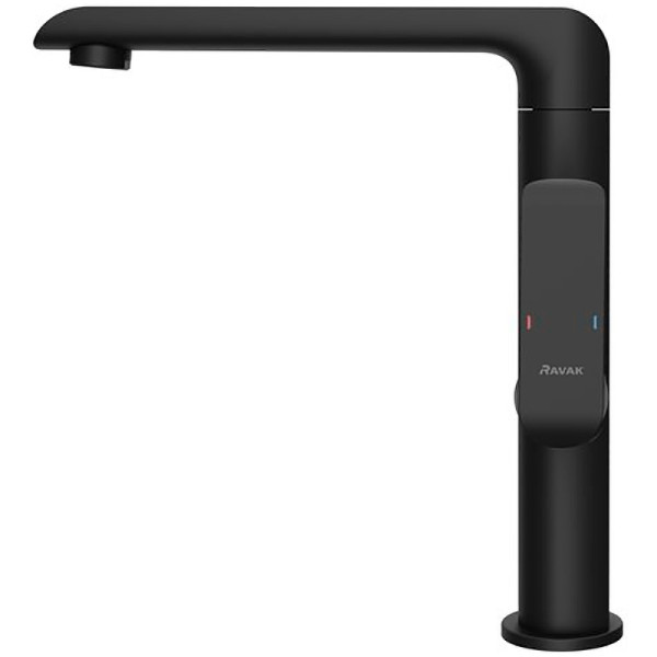 Смеситель для раковины Ravak с поворотным изливом FL 016.20 черный (X070174)