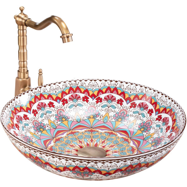 Раковина накладная REA Peru 40x40x11,5 (REA-U6031)