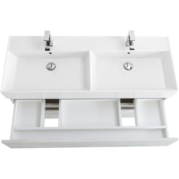 Тумба подвесная Cezares Molveno 46 120x50 Legno Bianco (MOLVENO 46-120-2C-SO-2-LB)