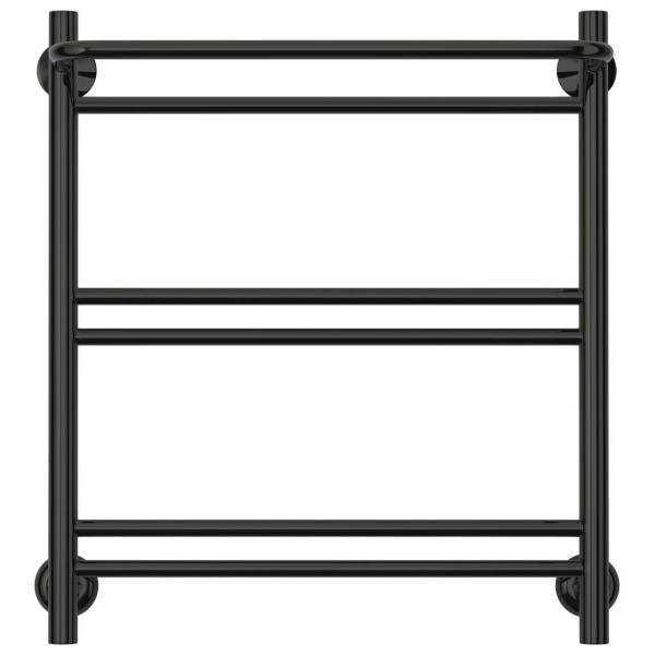 Полотенцесушитель водяной Стилье Версия-Н1 600х500 (Полка+1+2+2) П 16 черный (17621-6050)