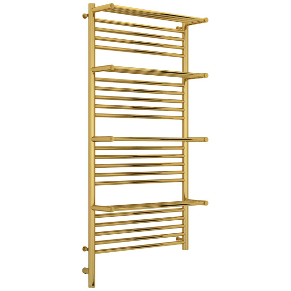 Полотенцесушитель электрический Сунержа Богема с 4 полками 3.0 1200x600 / МЭМ левый, золотой (03-5808-1260) Полотенцесушитель электрический Сунержа Богема с 4 полками 3.0 1200x600 / МЭМ левый, золотой (03-5808-1260)