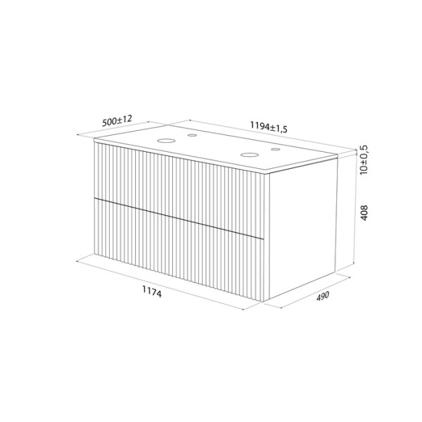 Тумба с умывальником подвесная Iddis Edifice 80x46,7 капучино (EDI80C0i95K)