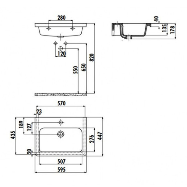 Раковина мебельная Creavit Ideal 60x44,7 белая (IP060-00CB00E-0000) Раковина мебельная Creavit Ideal 60x44,7 белая (IP060-00CB00E-0000)