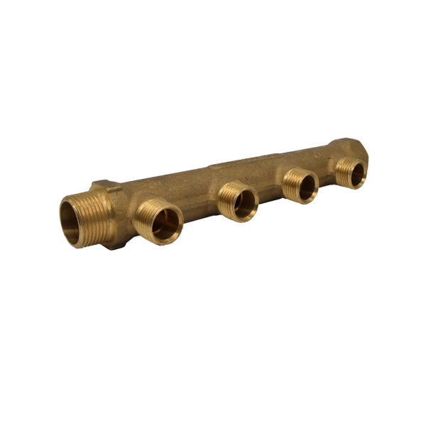 Коллектор Tiemme 4 отв. 3/4"*1/2(15) (латунь) (1160001 / 1130G150404CZ) Коллектор Tiemme 4 отв. 3/4"*1/2(15) (латунь) (1160001 / 1130G150404CZ)