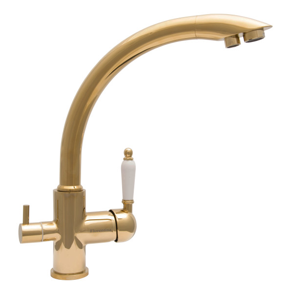 Смеситель для кухни Florentina Шале PVD золото (333.28H.2113.710) Смеситель для кухни Florentina Шале PVD золото (333.28H.2113.710)